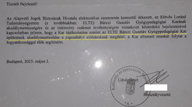 akadálypálya - minisztérium